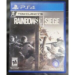 Sony PlayStation 4 PS4: Tom Clancy's Rainbow Six Siege, CLN DISC,  FAST SHIPPING